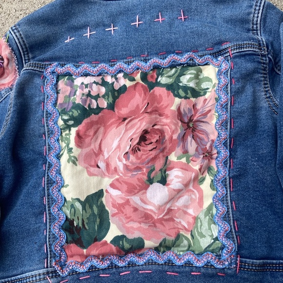 Upcycled Denim Cat & Jack  Jacket Kids - Picture 6 of 9